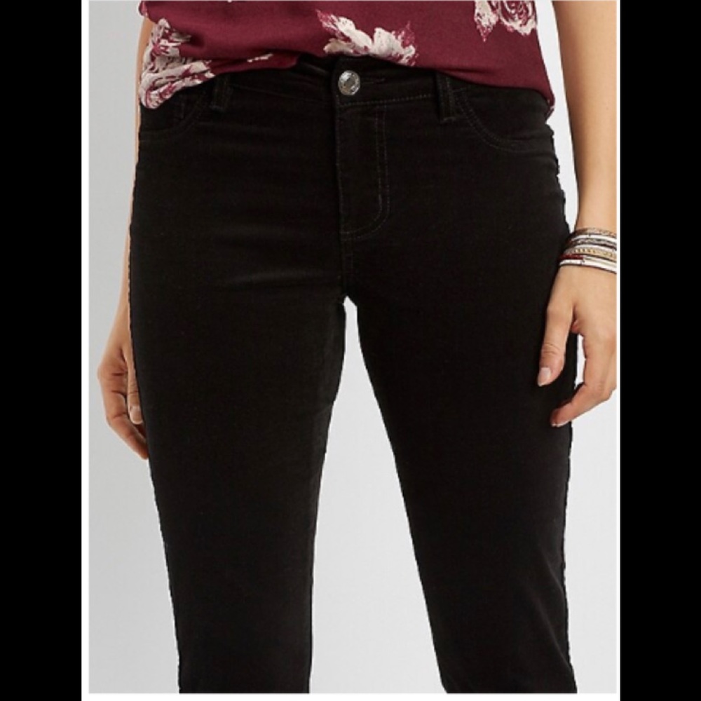 Maurices Black Corduroy Skinny Pant